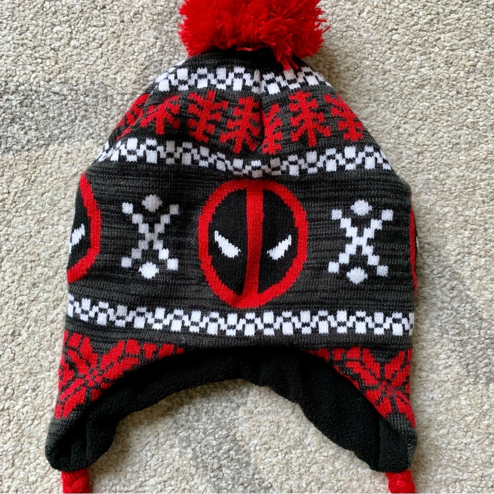 Kids Deadpool Knit Hat